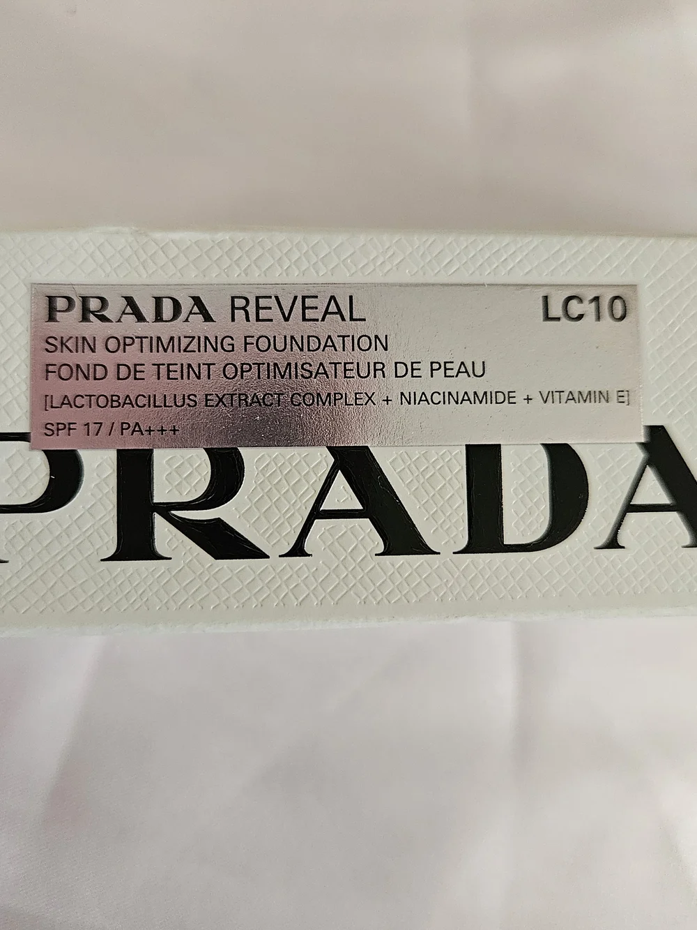 Prada Reveal Skin Optimizing Foundation — In Shade LC10